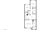 Floor plan displaying bedrooms, bathrooms, laundry, and walk-in closets at 7325 Sunray Point St, North Las Vegas, NV 89084