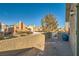 Enjoy neighborhood views from this spacious and private stucco balcony at 9532 Cliff View Way, Las Vegas, NV 89117