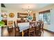 Bright dining room featuring hardwood floors and ample natural light at 9532 Cliff View Way, Las Vegas, NV 89117