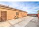 The backyard features concrete and desert landscaping; a blank slate awaiting your personal touch! at 172 Turtle Ridge Ave, Las Vegas, NV 89183