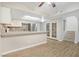 Beautiful kitchen featuring stainless steel appliances and access to upper floors at 2647 Jacyra Ave, Las Vegas, NV 89121