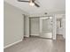 A spacious bedroom features a mirrored closet and wood-look flooring at 2966 Juniper Hills Blvd # 204, Las Vegas, NV 89142