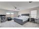 Spacious bedroom with plush carpet, neutral colors, and ample natural light at 3524 Crotone Ave, Henderson, NV 89044