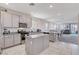 Spacious kitchen featuring stainless steel appliances and granite countertops at 3524 Crotone Ave, Henderson, NV 89044