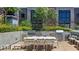 Outdoor kitchen with dining and BBQ area at 353 E Bonneville Ave # 447, Las Vegas, NV 89101