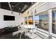 Amenity space with floor to ceiling windows and city view at 3722 Las Vegas Blvd # 1709, Las Vegas, NV 89158
