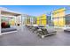 Luxury rooftop pool deck with lounge chairs, cabanas, and hot tub, offering a relaxing retreat at 3722 Las Vegas Blvd # 1709, Las Vegas, NV 89158