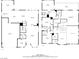 Detailed floor plan showcasing layout of a two-story home with dimensions for all rooms at 404 Via Sonador, Henderson, NV 89012