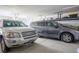 Garage features parking for two vehicles and overhead storage racks at 404 Via Sonador, Henderson, NV 89012