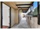 Covered walkway featuring direct access and privacy walls, ideal for seamless indoor-outdoor living at 5005 Harmony Ave, Las Vegas, NV 89107