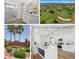 Community aerial and entrance with modern interior and golf course views at 5104 Elm Grove Dr, Las Vegas, NV 89130