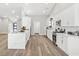 Modern kitchen featuring an island, stainless steel appliances, and ample counter space at 5104 Elm Grove Dr, Las Vegas, NV 89130
