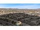 Aerial shot shows a neighborhood with mountain views in the distance at 820 Sandhill Sage St, Henderson, NV 89052