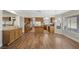 Spacious kitchen boasts an island, wood cabinetry, and open layout at 8912 Dio Guardi Dr, Las Vegas, NV 89117