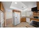 Functional kitchen featuring granite countertops, ample cabinet space, and modern appliances for cooking convenience at 8912 Dio Guardi Dr, Las Vegas, NV 89117