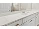 This bathroom features a spacious countertop, modern fixtures, and ample storage underneath at 10016 Copper Edge Rd, Las Vegas, NV 89148