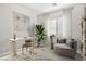 Stylish office featuring modern furniture, a comfortable seating area, and natural light at 10016 Copper Edge Rd, Las Vegas, NV 89148