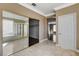 The spacious main bathroom has a walk-in shower, separate tub and walk-in closet at 21 Bridal Falls Ct, Las Vegas, NV 89148