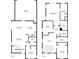 Detailed floor plan showcasing the layout of the home's two floors at 2300 Trasimeno Pl, Henderson, NV 89044