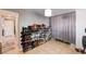 Well-organized closet with shelves and hanging racks for storing shoes and clothing at 262 Calvino Ave, Las Vegas, NV 89183