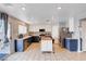 Stylish kitchen with stainless steel appliances and a center island at 262 Calvino Ave, Las Vegas, NV 89183