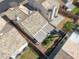 Overhead shot of a home featuring a covered patio and well-maintained landscaping at 3505 Tuscany Village Dr, Las Vegas, NV 89129