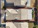 Birds eye view of the roof and covered patio, highlighting the layout and outdoor space of the property at 3505 Tuscany Village Dr, Las Vegas, NV 89129