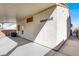 Backyard features a covered patio area with a view of the surrounding neighborhood at 3505 Tuscany Village Dr, Las Vegas, NV 89129