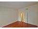 Cozy bedroom featuring hardwood floors and ensuite bathroom at 3630 Willow Springs Dr, Las Vegas, NV 89103