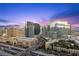 Stunning skyline showcasing the Bellagio and Vdara hotels at sunset at 4575 Dean Martin Dr # 3009, Las Vegas, NV 89103