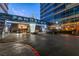 Striking Panorama Towers entrance with porte-cochere and valet parking at 4575 Dean Martin Dr # 3009, Las Vegas, NV 89103