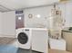 Laundry room with a washer and dryer, and a hot water heater at 5200 Valley Glen St, Las Vegas, NV 89119