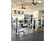 Bright and airy gym featuring modern weight machines, ceiling fans and ample space for fitness activities at 9050 W Warm Springs Rd # 2016, Las Vegas, NV 89148