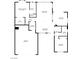 Detailed floor plan showcasing the layout of the home, including room dimensions at 10320 Bent Brook Pl, Las Vegas, NV 89134