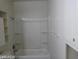 Bathroom with a shower and storage area at 1405 Vegas Valley Dr # 360, Las Vegas, NV 89169