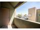 Balcony with a door and views of the neighborhood at 1844 N Decatur Blvd # 203, Las Vegas, NV 89108