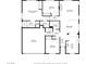 Detailed floor plan showcasing bedroom, bathroom, kitchen, living spaces, and garage layout at 2213 Midvale Ter, Henderson, NV 89074