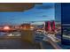 Balcony overlooking the city skyline with views of resorts and casinos at night at 2747 Paradise Rd # Ph 3604, Las Vegas, NV 89109