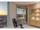 Gorgeous city views seen from the living room with access to a private outdoor balcony at 2747 Paradise Rd # Ph 3604, Las Vegas, NV 89109