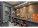 Chic home bar boasts unique decor, stylish seating, and plenty of counter space at 2747 Paradise Rd # Ph 3604, Las Vegas, NV 89109