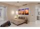 Cozy sitting room featuring a daybed, contemporary art and lots of natural light at 2747 Paradise Rd # Ph 3604, Las Vegas, NV 89109