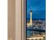 Amazing city view from a high-rise, showing the Stratosphere and city lights at night at 2747 Paradise Rd # Ph 3604, Las Vegas, NV 89109