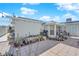 Cozy backyard patio area, great for relaxing or entertaining with string lights and a covered area at 4301 Fortune Ave, Las Vegas, NV 89107