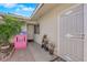 The front entrance features a security door, tiled walkway, and a small garden area at 4301 Fortune Ave, Las Vegas, NV 89107