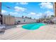 Backyard view of the pool and patio area, perfect for outdoor entertaining at 4301 Fortune Ave, Las Vegas, NV 89107