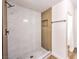 The bathroom features a modern walk-in shower with a tile surround at 701 N Yale St, Las Vegas, NV 89107