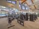 Bright gym featuring modern equipment and ceiling fans at 1 Ibis Ct, Henderson, NV 89052