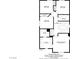 Second floor plan showcasing bedrooms, closets, and bathrooms with dimensions at 11103 African Sunset St, Henderson, NV 89052