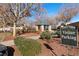 Community park featuring mature trees, walking paths, a gazebo, and visitor parking at 2137 Hidden Ranch Ter, Henderson, NV 89052