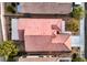 Overhead shot displaying the roof design and well-maintained landscaping around the property at 2475 Hamonah Dr, Henderson, NV 89044